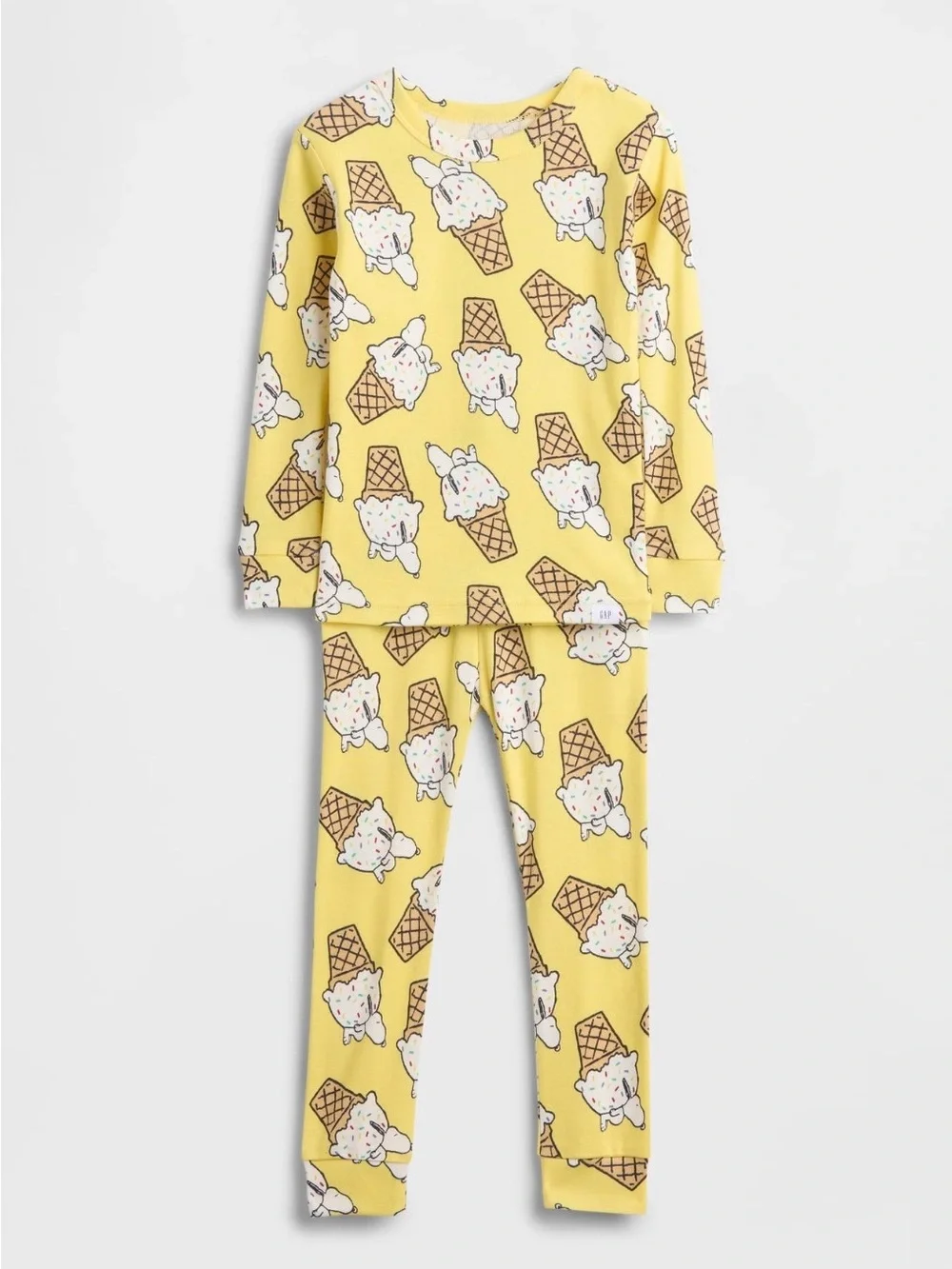 GAP Snoopy Ice Cream Toddler Kids Pajamas 3T NEW